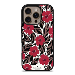KATE SPADE NEW YORK FLORAL RED iPhone 16 Pro Case Cover