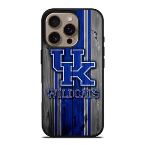 KENTUCKY WILDCATS WOODEN LOGO iPhone 16 Pro Case Cover