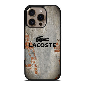 LACOSTE GRUNGE WALL LOGO iPhone 16 Pro Case Cover LACOSTE GRUNGE WALL LOGO iPhone 16 Pro Case Cover