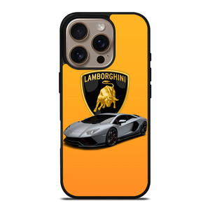 LAMBORGHINI ORANGE EMBLEM iPhone 16 Pro Case Cover LAMBORGHINI ORANGE EMBLEM iPhone 16 Pro Case Cover