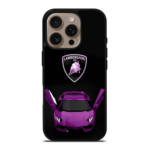 LAMBORGHINI SUPERCAR PURPLE iPhone 16 Pro Case Cover LAMBORGHINI SUPERCAR PURPLE iPhone 16 Pro Case Cover