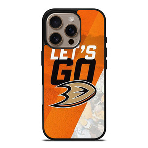 LETS GO ANAHEIM DUCKS ICE HOCKEY iPhone 16 Pro Case Cover LETS GO ANAHEIM DUCKS ICE HOCKEY iPhone 16 Pro Case Cover
