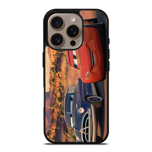 LIGHTNING MCQUEEN AND DOG HUDSON CARS iPhone 16 Pro Case Cover
