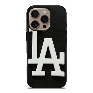 LOS ANGELES DODGERS FABRIC EMBLEM iPhone 16 Pro Case Cover
