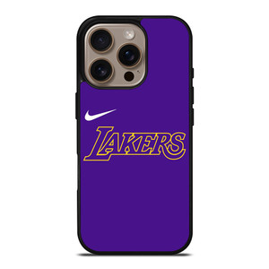 LOS ANGELES LA LAKERS NIKE PURPLE iPhone 16 Pro Case Cover LOS ANGELES LA LAKERS NIKE PURPLE iPhone 16 Pro Case Cover