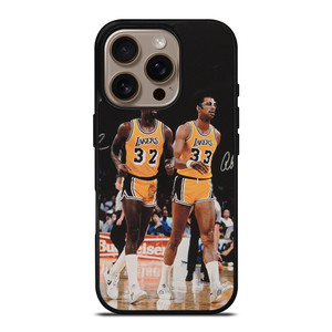 MAGIC JOHNSON X KAREEM ABDUL JABBAR LA LAKERS iPhone 16 Pro Case Cover MAGIC JOHNSON X KAREEM ABDUL JABBAR LA LAKERS iPhone 16 Pro Case Cover