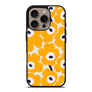 MARIMEKKO HERITAGE FLOWER YELLOW iPhone 16 Pro Case Cover