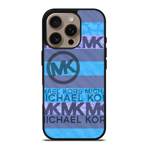MICHAEL KORS BLUE STRIPE iPhone 16 Pro Case Cover MICHAEL KORS BLUE STRIPE iPhone 16 Pro Case Cover
