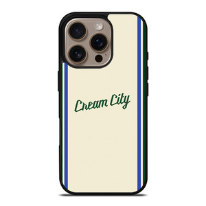 MILAUKEE BUCKS CREAM CITY BASKETBALL KIT iPhone 16 Pro Case Cover
