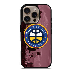 MILE HIGH CITY BASKETBALL BADGE iPhone 16 Pro Case Cover MILE HIGH CITY BASKETBALL BADGE iPhone 16 Pro Case Cover