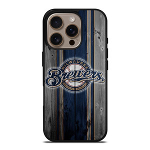 MILWAUKEE BREWERS BASEBALL WOODEN LOGO iPhone 16 Pro Case Cover MILWAUKEE BREWERS BASEBALL WOODEN LOGO iPhone 16 Pro Case Cover