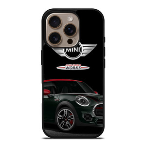 MINI JOHN COOPER WORKS CAR EMLBEM iPhone 16 Pro Case Cover MINI JOHN COOPER WORKS CAR EMLBEM iPhone 16 Pro Case Cover