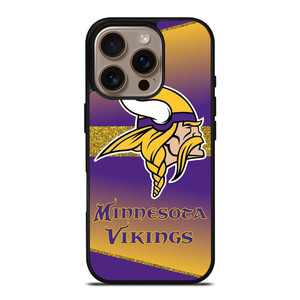 MINNESOTA VIKINGS GLITTER LOGO iPhone 16 Pro Case Cover