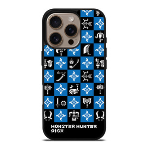 MONSTER HUNTER RISE GAMES SYMBOL PATTERN iPhone 16 Pro Case Cover MONSTER HUNTER RISE GAMES SYMBOL PATTERN iPhone 16 Pro Case Cover