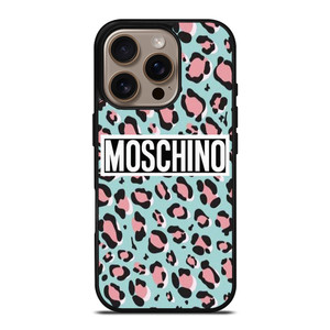 MOSCHINO LEOPARD SKIN iPhone 16 Pro Case Cover MOSCHINO LEOPARD SKIN iPhone 16 Pro Case Cover