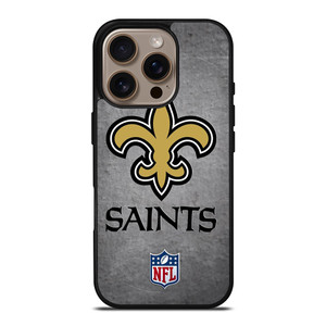 NEW ORLEANS SAINTS NFL WALL LOGO iPhone 16 Pro Case Cover