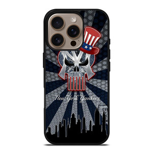 NEW YORK YANKEES BASEBALL SKULL SYMBOL iPhone 16 Pro Case Cover NEW YORK YANKEES BASEBALL SKULL SYMBOL iPhone 16 Pro Case Cover