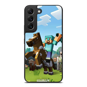 MINECRAFT KNIGHT AND HORSE  Samsung Galaxy S22 Plus Case Cover MINECRAFT KNIGHT AND HORSE  Samsung Galaxy S22 Plus Case Cover
