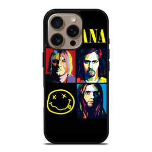 NIRVANA ROCK BAND WPAP iPhone 16 Pro Case Cover NIRVANA ROCK BAND WPAP iPhone 16 Pro Case Cover