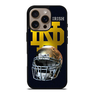 NOTRE DAME FIGHTING IRIS FOOTBALL HELMET iPhone 16 Pro Case Cover
