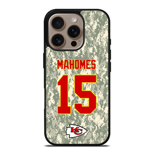 PATRICK MAHOMES KANSAS CITY CHIEFS CAMO KIT iPhone 16 Pro Case Cover PATRICK MAHOMES KANSAS CITY CHIEFS CAMO KIT iPhone 16 Pro Case Cover