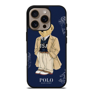 POLO RALPH LAURENT COAT BEAR iPhone 16 Pro Case Cover POLO RALPH LAURENT COAT BEAR iPhone 16 Pro Case Cover