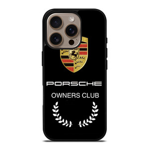 PORSCHE OWNERS CLUB LOGO iPhone 16 Pro Case Cover PORSCHE OWNERS CLUB LOGO iPhone 16 Pro Case Cover