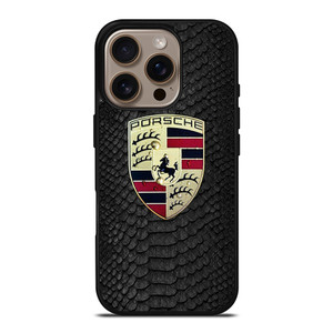 PORSCHE SNAKE SKIN LOGO iPhone 16 Pro Case Cover