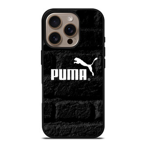PUMA BLACK WALL TEXTURE iPhone 16 Pro Case Cover