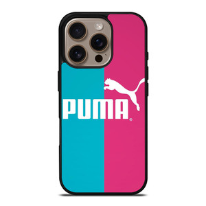 PUMA BLUE PINK LOGO iPhone 16 Pro Case Cover PUMA BLUE PINK LOGO iPhone 16 Pro Case Cover