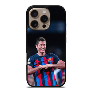 ROBERT LEWANDOWSKI BARCELONA iPhone 16 Pro Case Cover