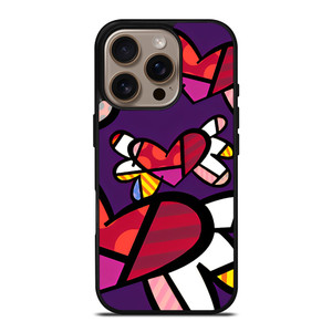 ROMERO BRITTO LOVE BUTTERFLY iPhone 16 Pro Case Cover ROMERO BRITTO LOVE BUTTERFLY iPhone 16 Pro Case Cover