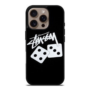 STUSSY DICES iPhone 16 Pro Case Cover STUSSY DICES iPhone 16 Pro Case Cover