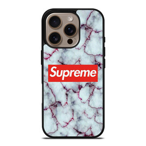 SUPREME MARBLE TEXTURE iPhone 16 Pro Case Cover