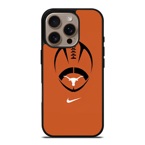 TEXAS LONGHORNS NIKE FOOTBALL SYMBOL iPhone 16 Pro Case Cover TEXAS LONGHORNS NIKE FOOTBALL SYMBOL iPhone 16 Pro Case Cover