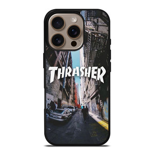 THRASHER SKATEBOARD URBAN CITY LOGO iPhone 16 Pro Case Cover THRASHER SKATEBOARD URBAN CITY LOGO iPhone 16 Pro Case Cover