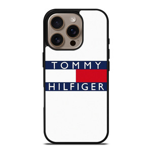 TOMMY HILFIGER WHITE LOGO iPhone 16 Pro Case Cover TOMMY HILFIGER WHITE LOGO iPhone 16 Pro Case Cover