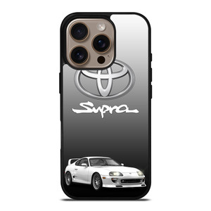 TOYOTA SUPRA CAR WHITE EMBLEM iPhone 16 Pro Case Cover
