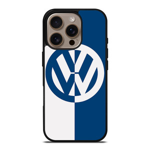 VW VOLKSWAGEN SLICED BLUE LOGO iPhone 16 Pro Case Cover VW VOLKSWAGEN SLICED BLUE LOGO iPhone 16 Pro Case Cover
