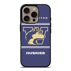 WASHINGTON HUSKIES FOOTBALL LOGO iPhone 16 Pro Case Cover