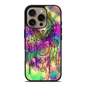 WHITE WOLF DREAMCATCHER TIE DIE iPhone 16 Pro Case Cover WHITE WOLF DREAMCATCHER TIE DIE iPhone 16 Pro Case Cover