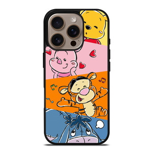 WINNIE THE POOH CARTOON COLLAGE iPhone 16 Pro Case Cover WINNIE THE POOH CARTOON COLLAGE iPhone 16 Pro Case Cover