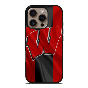 WISCONSIN BADGERS FLAG iPhone 16 Pro Case Cover WISCONSIN BADGERS FLAG iPhone 16 Pro Case Cover