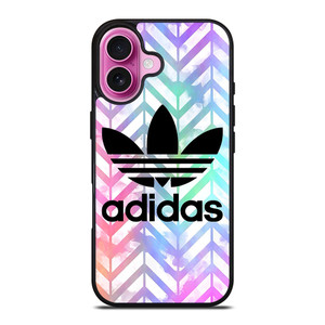 ADIDAS COLORFUL ZIG ZAG LOGO iPhone 16 Plus Case Cover ADIDAS COLORFUL ZIG ZAG LOGO iPhone 16 Plus Case Cover
