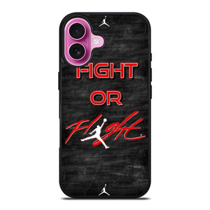 AIR JORDAN FIGHT OR FLIGHT iPhone 16 Plus Case Cover AIR JORDAN FIGHT OR FLIGHT iPhone 16 Plus Case Cover