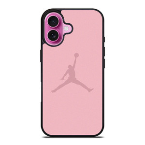 AIR JORDAN PINK LOGO iPhone 16 Plus Case Cover AIR JORDAN PINK LOGO iPhone 16 Plus Case Cover