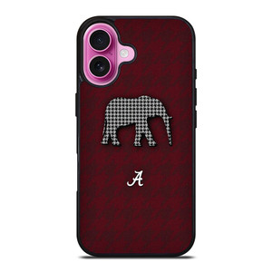 ALABAMA CRIMSON TIDE ELEPHANT ICON iPhone 16 Plus Case Cover ALABAMA CRIMSON TIDE ELEPHANT ICON iPhone 16 Plus Case Cover