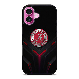 ALABAMA CRIMSON TIDE METAL BADGE iPhone 16 Plus Case Cover
