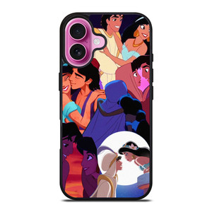 ALADDIN PRINCESS JASMINE DISNEY COLLAGE iPhone 16 Plus Case Cover ALADDIN PRINCESS JASMINE DISNEY COLLAGE iPhone 16 Plus Case Cover