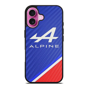 ALPINE AUTOMOBILES BLUE CARBON iPhone 16 Plus Case Cover